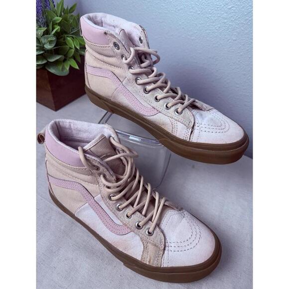 Vans Shoes - Vans Unisex Sk8 Hi 721356 Pink Suede Sneakers Size M8 W 9.5